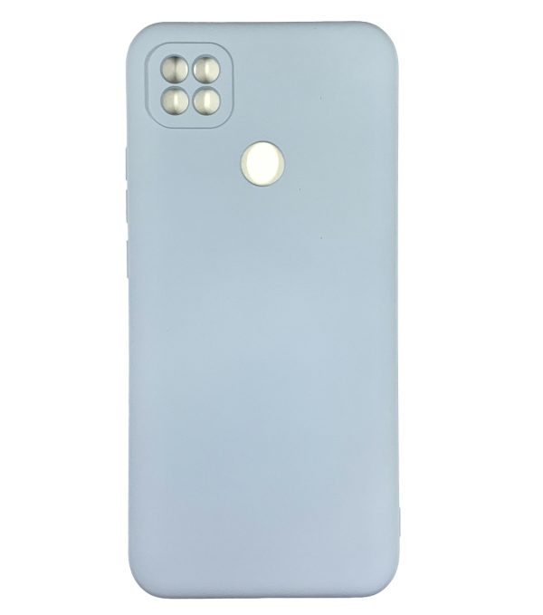 Накладка (з мікрофіброю) Soft Silk для Xiaomi Redmi 9C / Redmi 10A (тех.упаковка)- блакитний