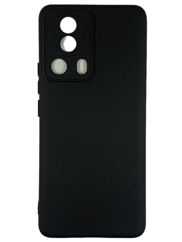 Накладка (з мікрофіброю) Silicone Cover Lakshmi Full Camera для Xiaomi 13 Lite- чорний