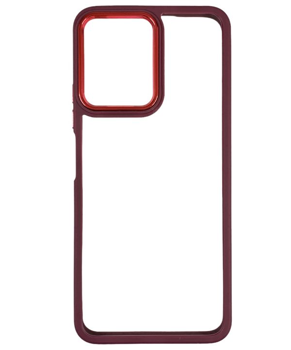 Накладка TPU+PC Lyon Case для Xiaomi Redmi Note 12 5G / Poco X5 5G- марсала