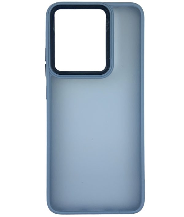 Накладка TPU+PC Lyon Frosted для Xiaomi Redmi 12C / Poco C55- сіра лаванда