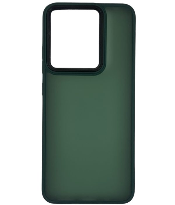 Накладка TPU+PC Lyon Frosted для Xiaomi Redmi 12C / Poco C55- зелений