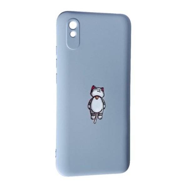 Накладка (з мікрофіброю) Case Art для Xiaomi Redmi 9A- Cat