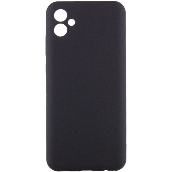 Накладка (з мікрофіброю) GETMAN Liquid Silk Full Camera для Samsung A06- чорний
