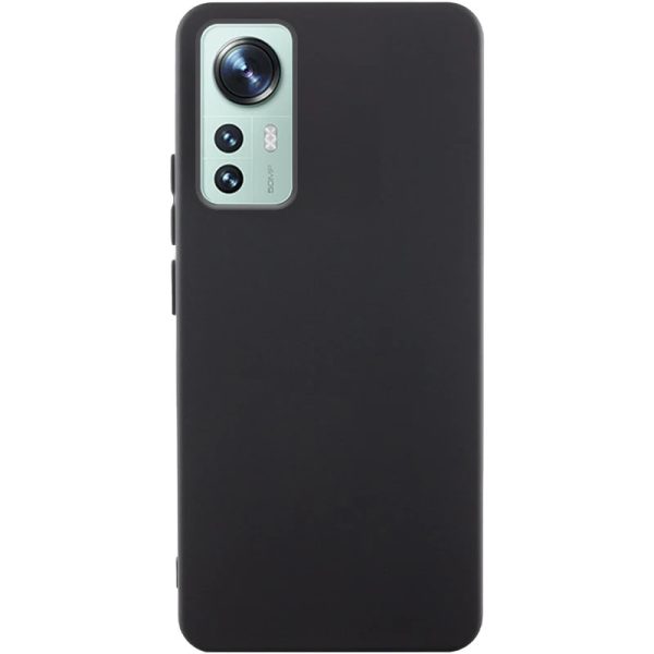 Накладка (з мікрофіброю) Silicone Cover Lakshmi для Xiaomi 12T / 12T Pro- чорний