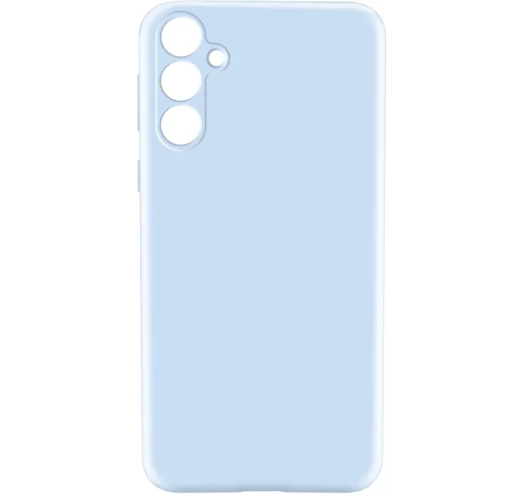 Накладка (з мікрофіброю) Soft Silk для Samsung A15- блакитний