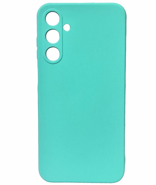 Накладка (з мікрофіброю) Soft Silk для Samsung A55- бірюзовий