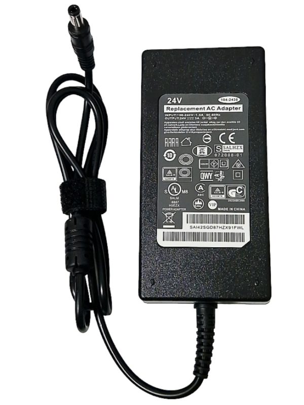 Мережевий зарядний пристрій 24V/3A (5.5*2.5mm)