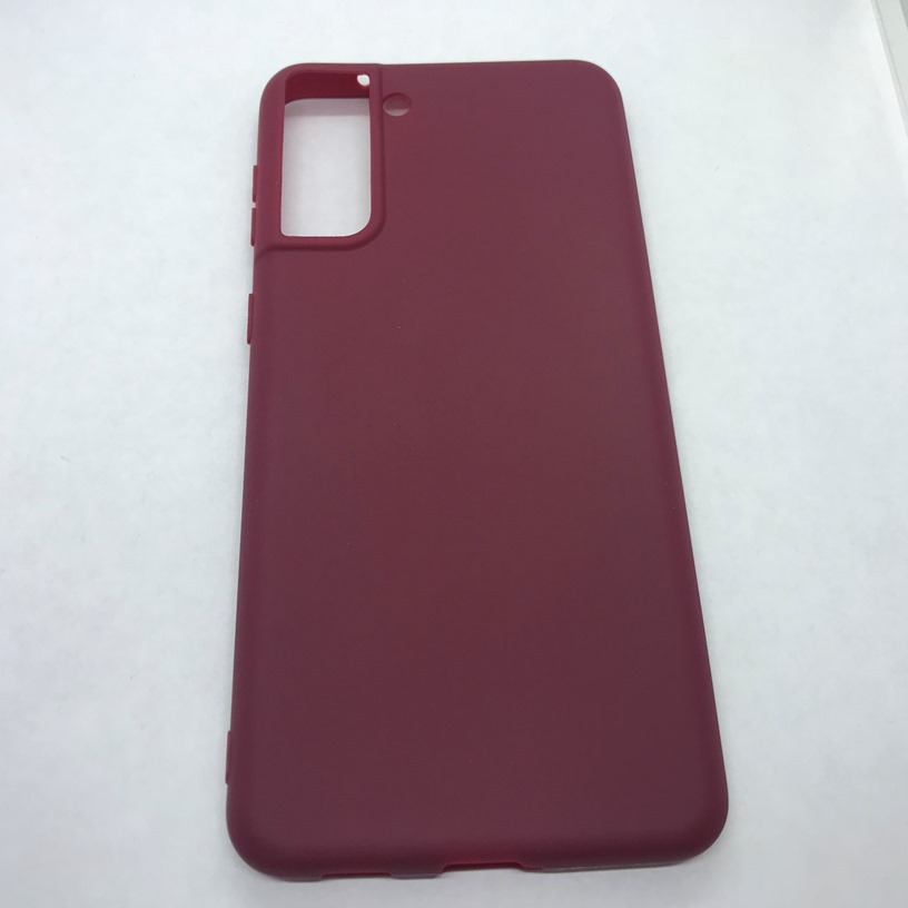 Накладка Candy для Samsung S21 Plus- бордовий