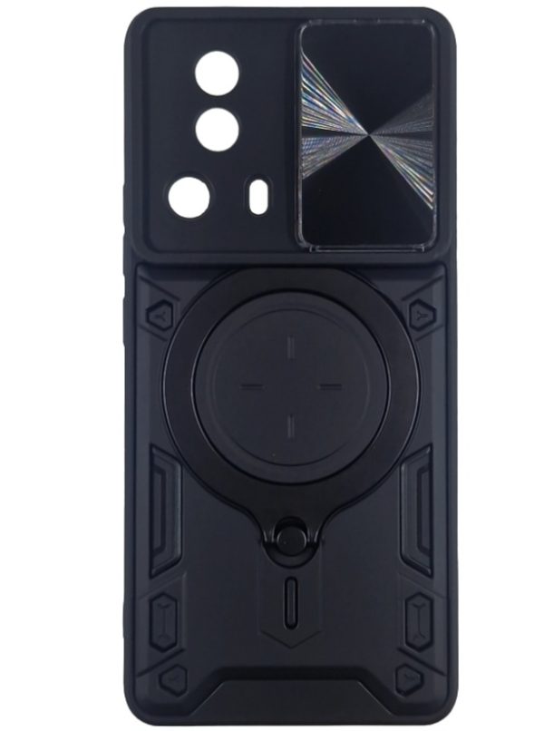 Протиударний чохол Armor RING + шторка для Xiaomi 13 Lite- чорний