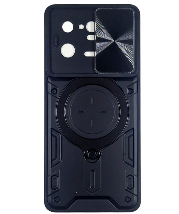Протиударний чохол Armor RING + шторка для Xiaomi 13 Pro- чорний