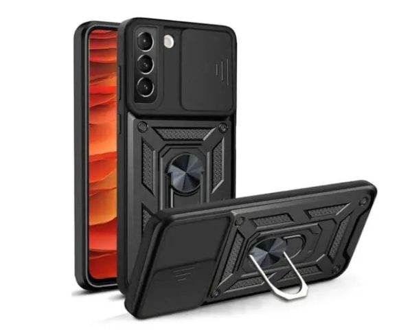 Протиударний чохол Camshield Serge Ring для Samsung S22- чорний