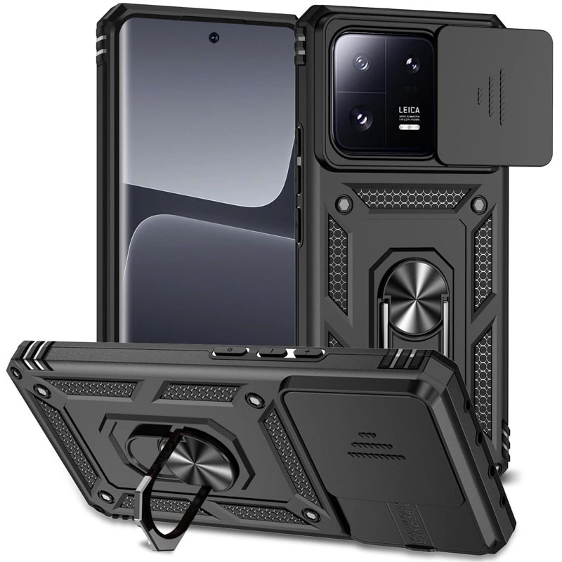 Протиударний чохол Camshield Serge Ring для Xiaomi 13- чорний