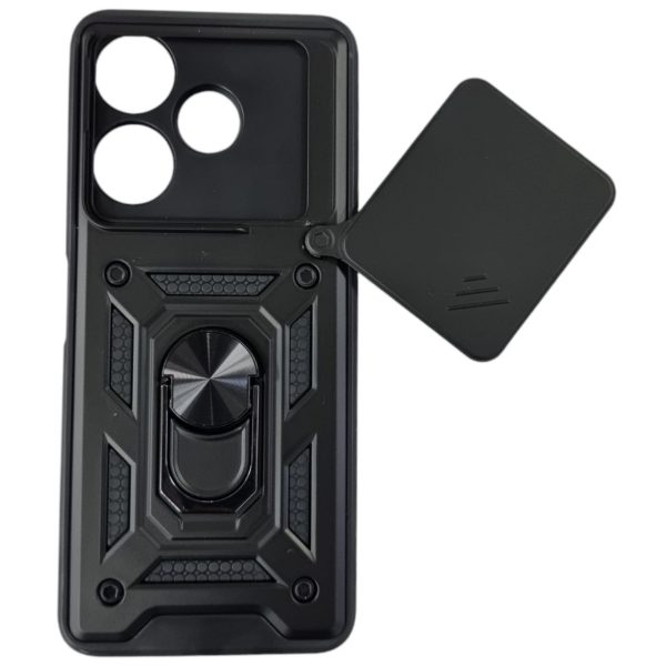 Протиударний чохол Camshield Serge Ring для Xiaomi Redmi 13 4G / Poco M6 4G- чорний
