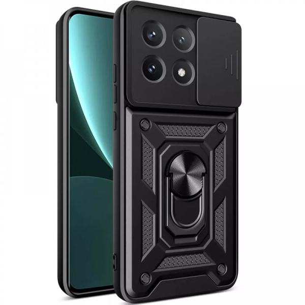 Протиударний чохол Camshield Serge Ring для Xiaomi Redmi Note 13 Pro 5G / Poco X6- чорний