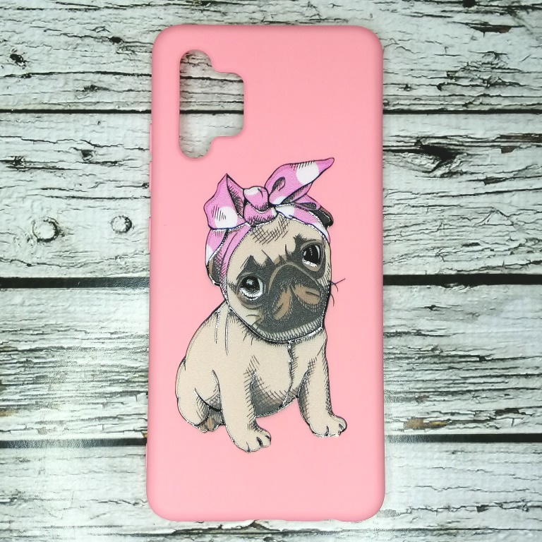 Накладка (з мікрофіброю) Case Art для Samsung A32/A325- рожевий