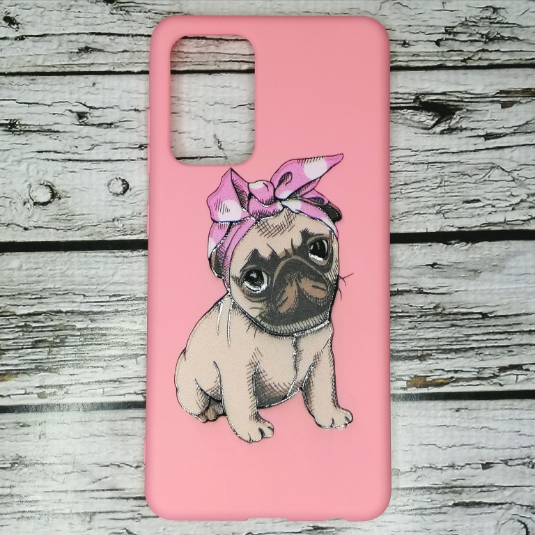 Накладка (з мікрофіброю) Case Art для Samsung A52/A525- рожевий