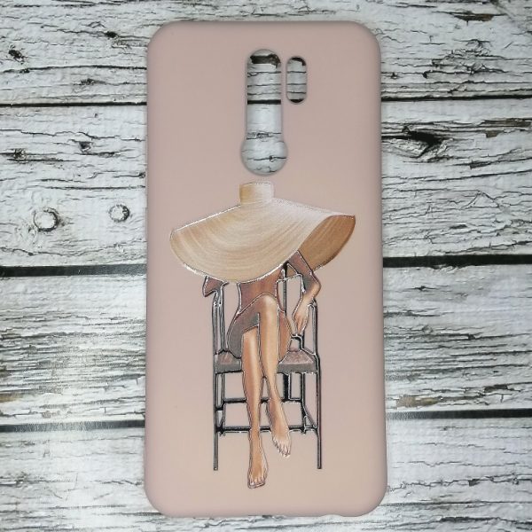 Накладка (з мікрофіброю) Case Art для Xiaomi Redmi 9- рожевий пісок