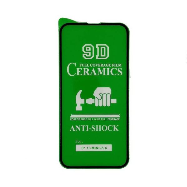 Плівка захисна CERAMiCS 9D для iPhone 13 mini- чорний