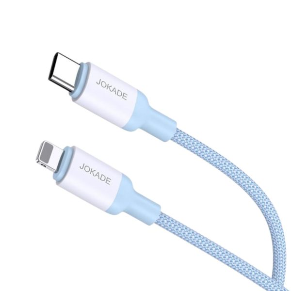 USB-C кабель Jokade JA014 NAIXUE Type-C to Lightning PD20W (1m)- блакитний