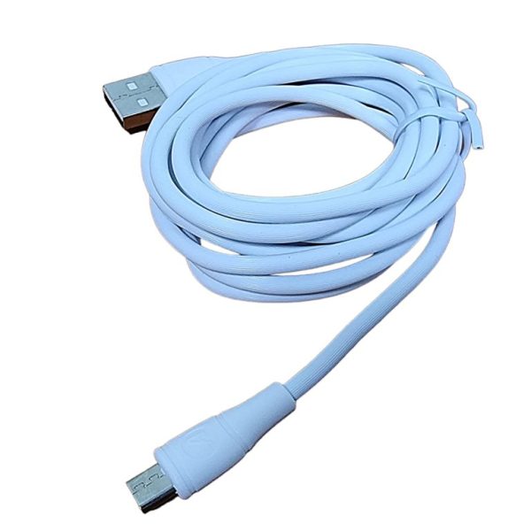 USB кабель Aspor AC-01 Plus Micro 2.1A/2м- білий