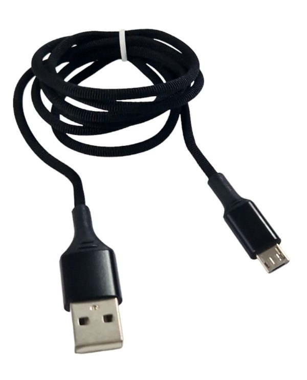 USB кабель Aspor AC-11 Micro 2.4A/1.2м- чорний