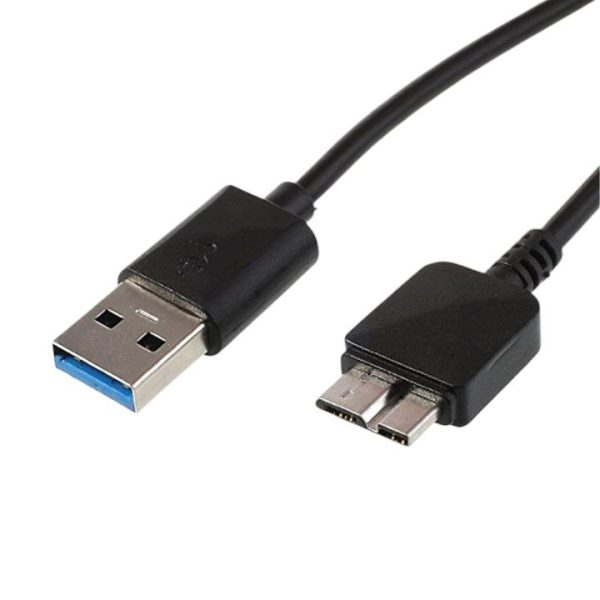 USB кабель (Data Cable) для Samsung Galaxy Note 3 / Note 4 (USB Micro тип B) 35см