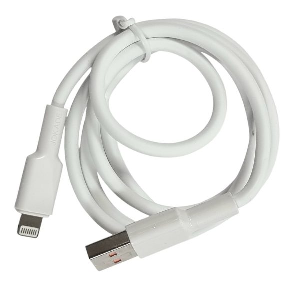 USB кабель Jokade JA028 Lightning Silicone 3A Fast charging- білий