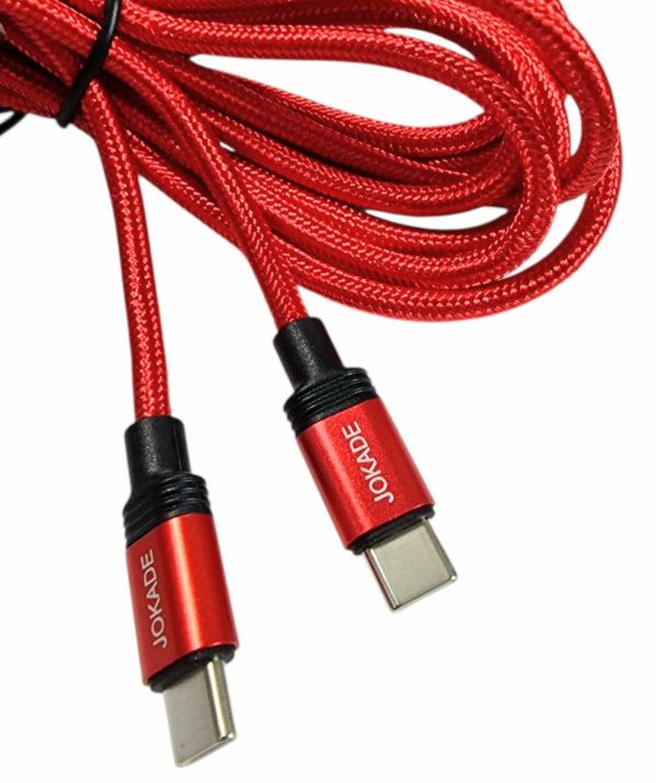 USB кабель Jokade JA041 Type-C to lightning PD30W smart charging (2m)- червоний