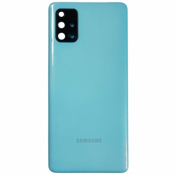 Задня кришка для Samsung A71 / A715 (зі склом камери) Green