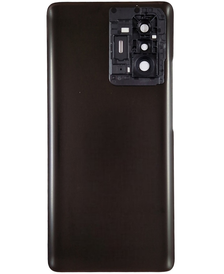 Задня кришка для Xiaomi 11T Pro / 11T (зі склом камери) Black — изображение 3