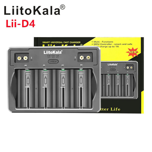 Зарядний пристрій LiitoKala Lii-D4 (на 4 АКБ)