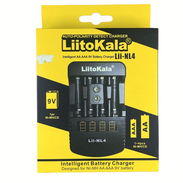 Зарядний пристрій LiitoKala Lii-NL4 (на 4 АКБ)