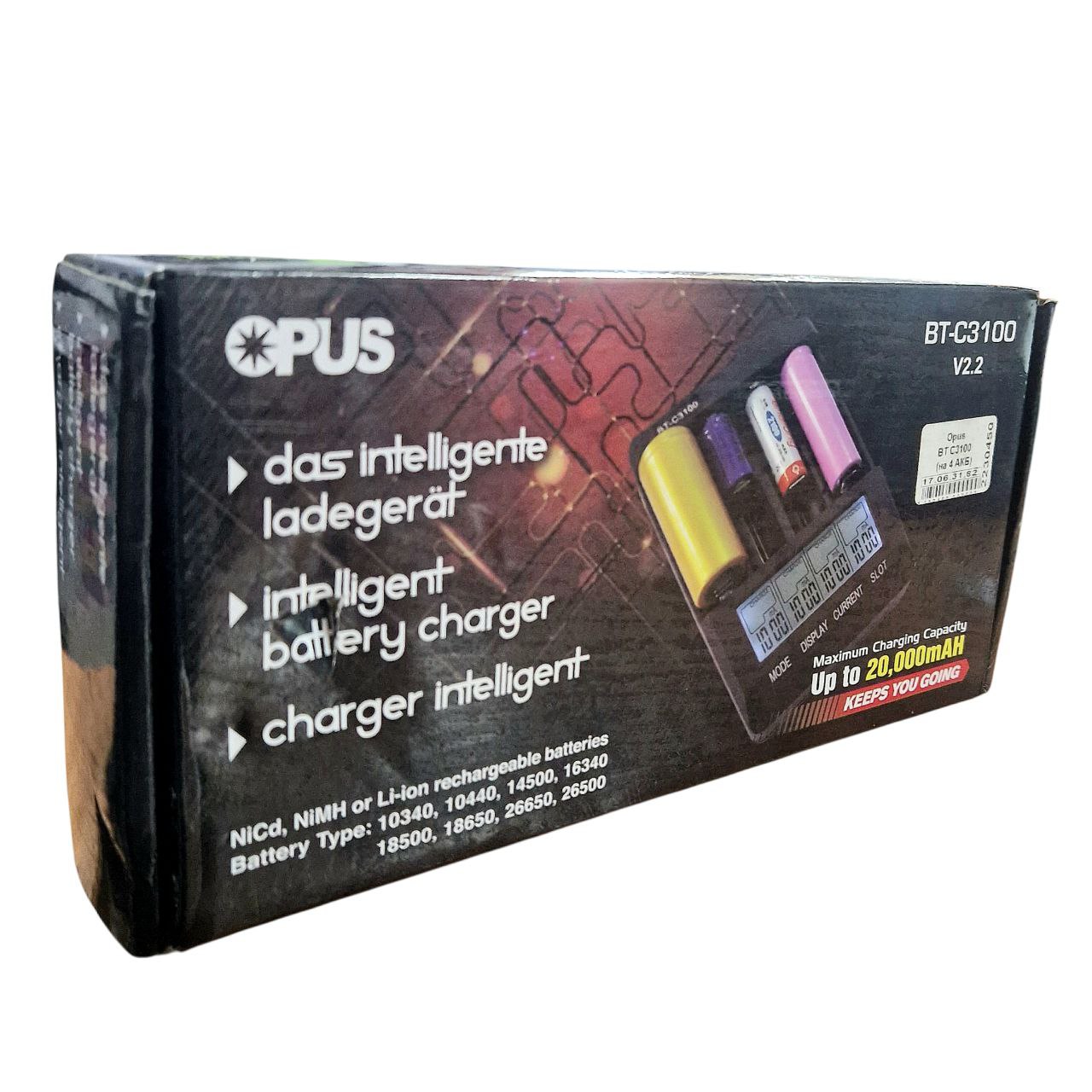 Зарядний пристрій Opus BT C3100 (на 4 АКБ) — изображение 2